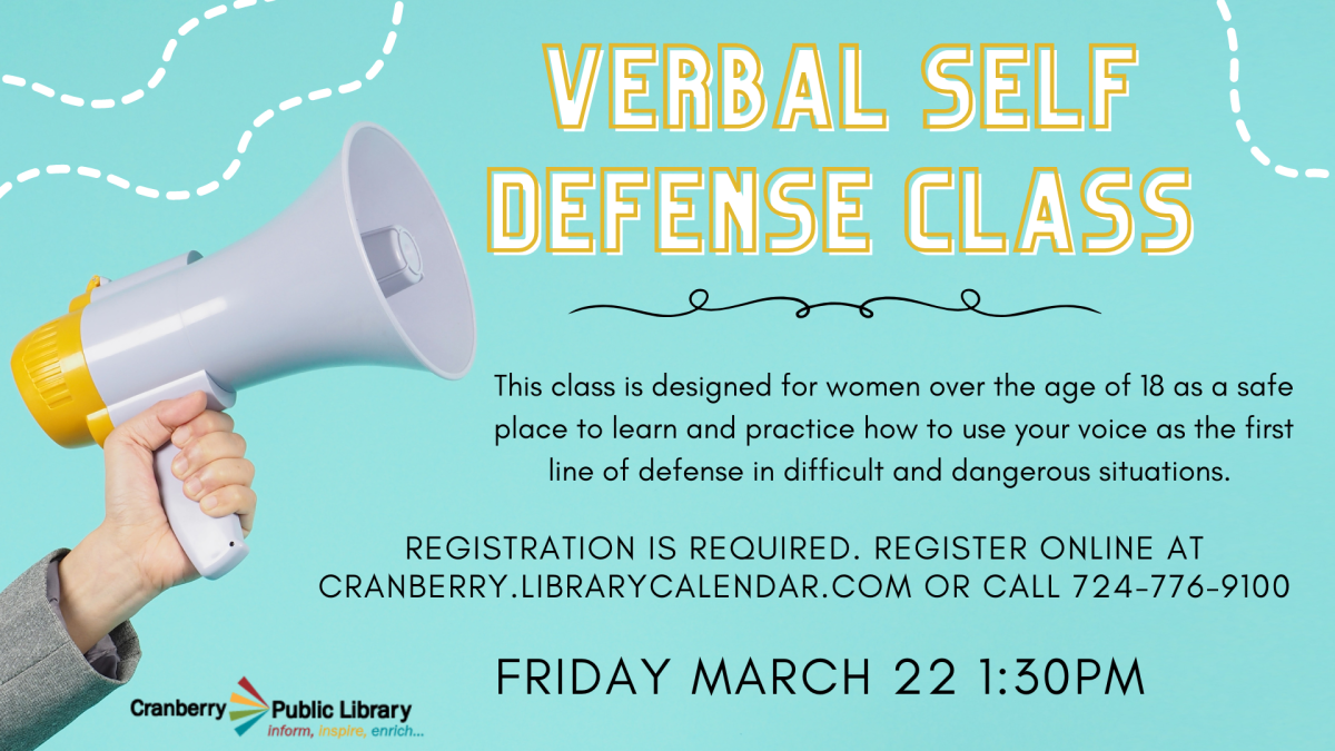 Verbal Self Defense Class Flyer 