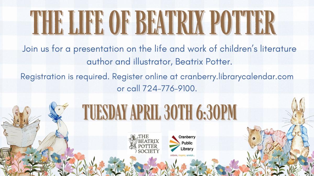 Beatrix Potter Flyer 