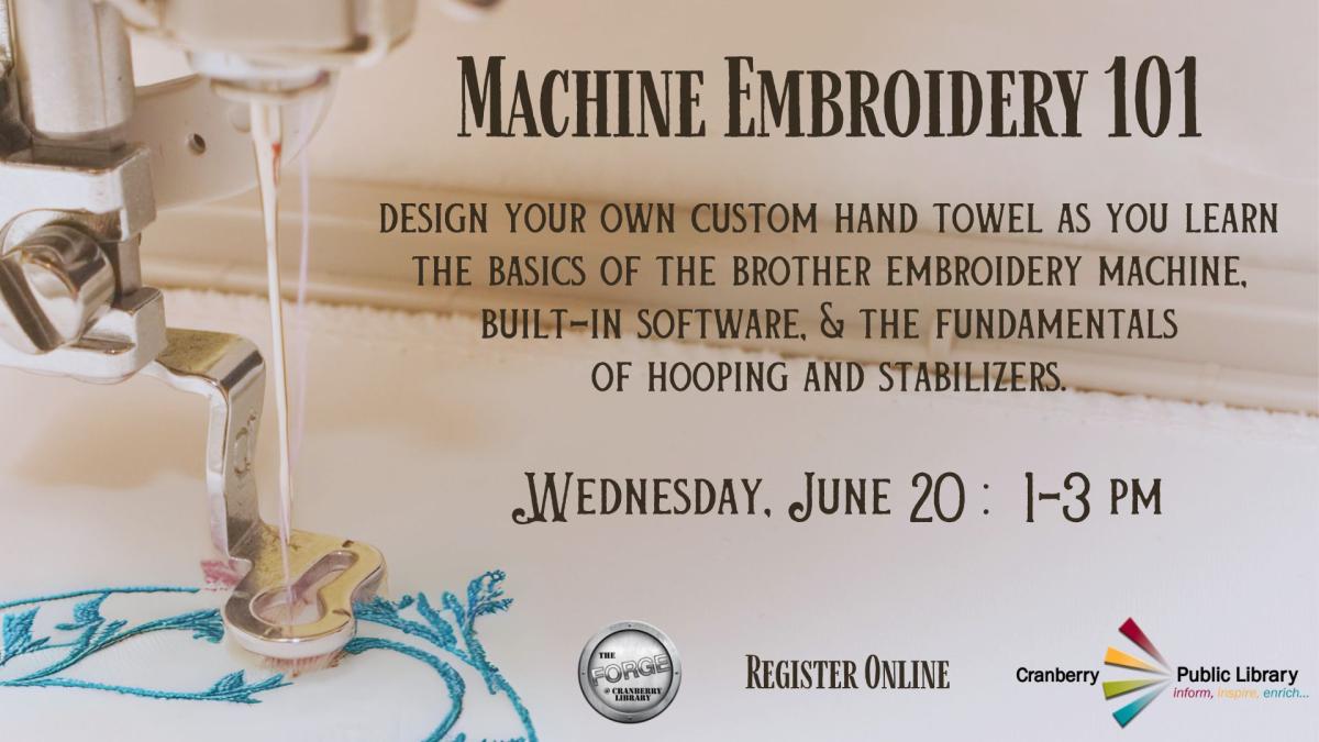 Embroidery 101