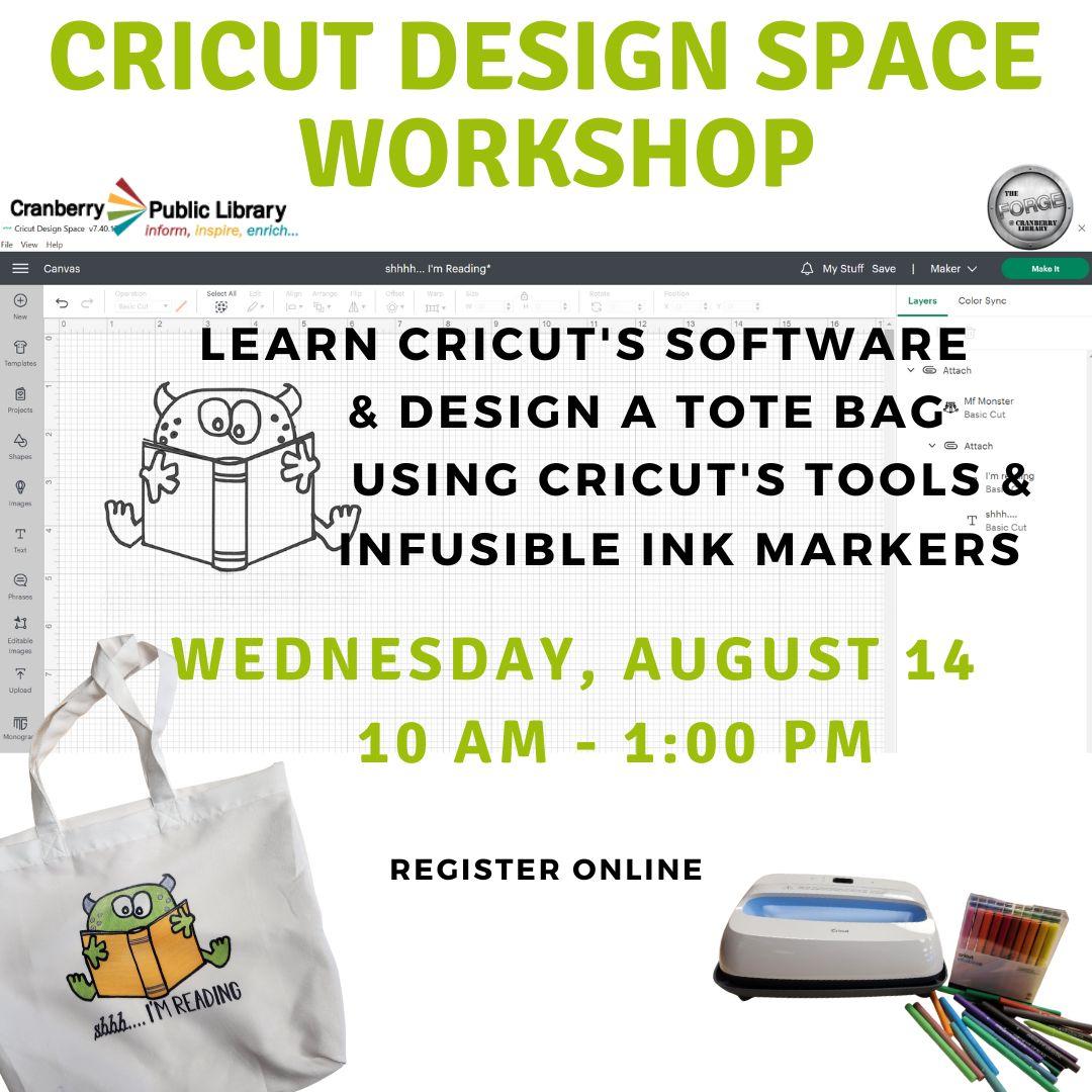 Cricut Design Space Workshop: Infusible Ink Tote Bags