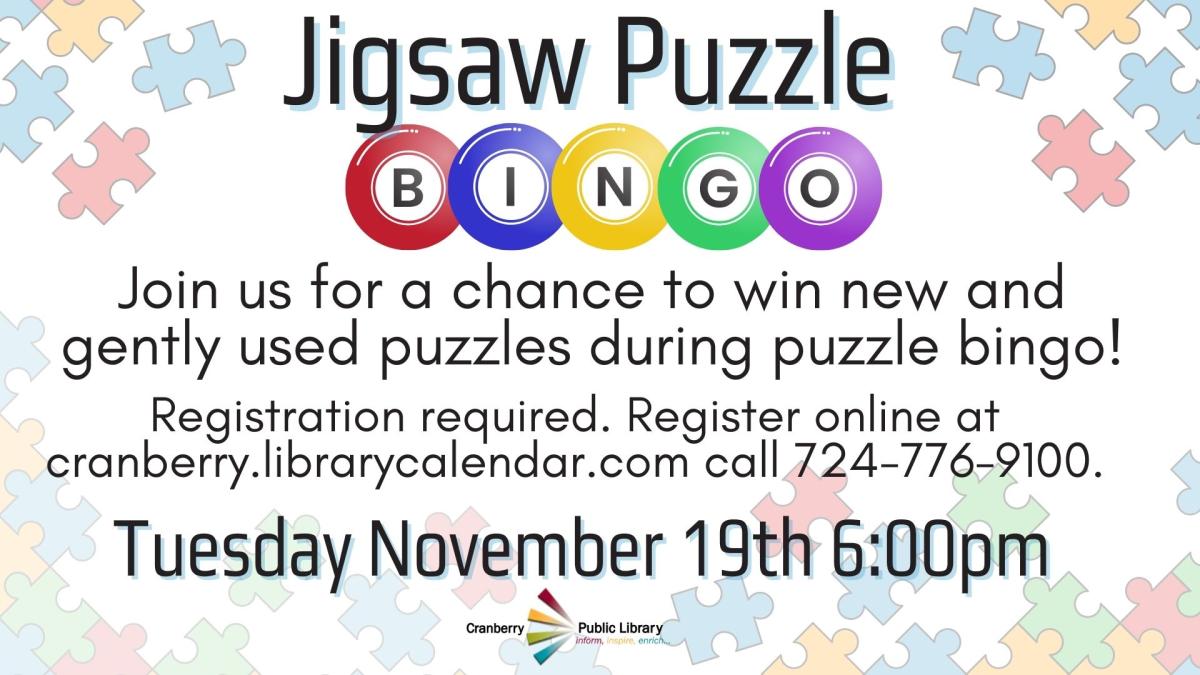 Puzzle Bingo Flyer 