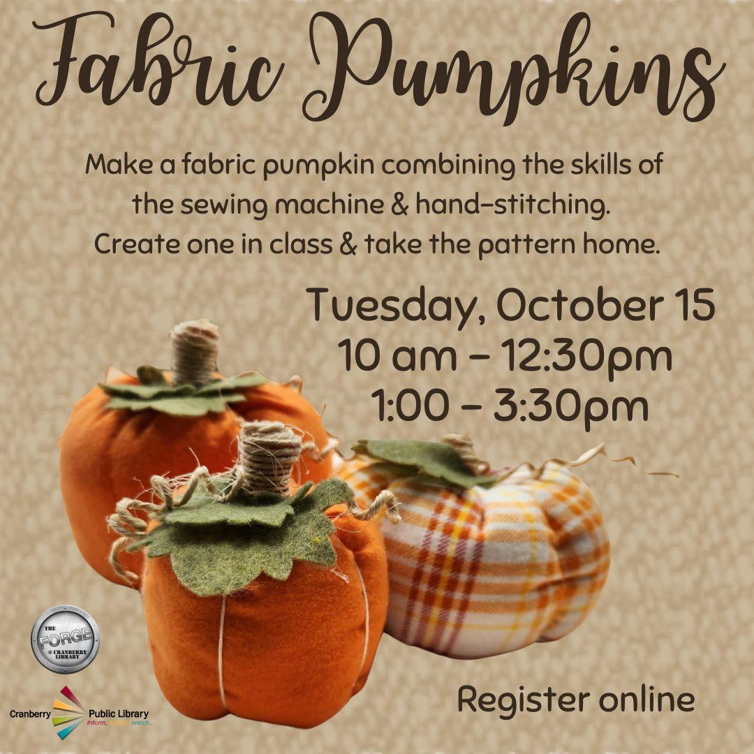 Fabric Pumpkins