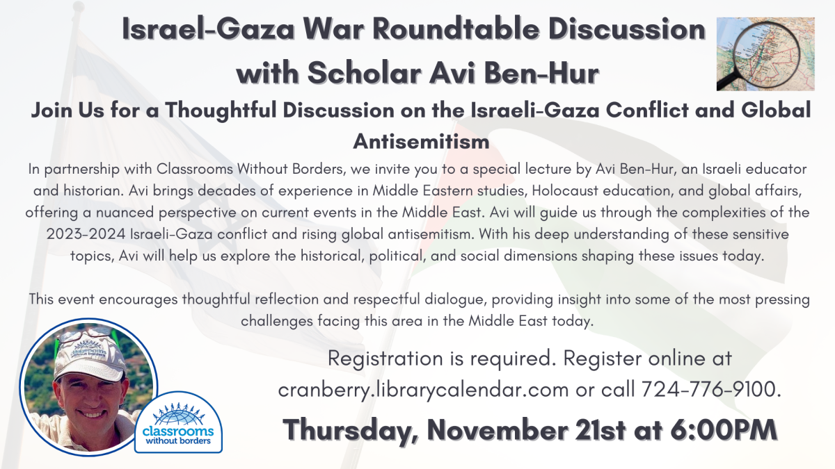 RoundTable Discussion with Scholar Avi Ben-Hur Flyer