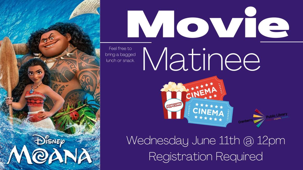 Movie Matinee: Moana