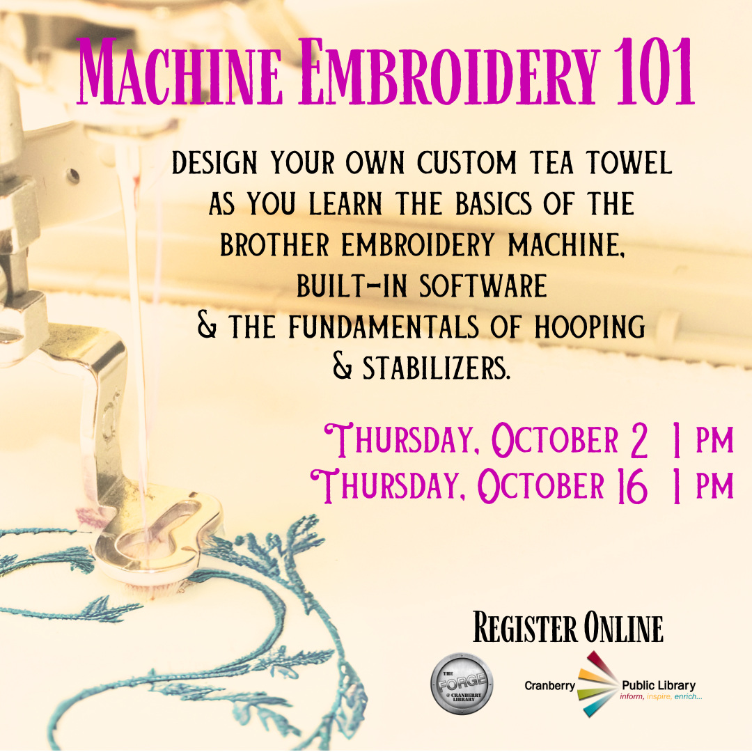 Embroidery 101 Flyer