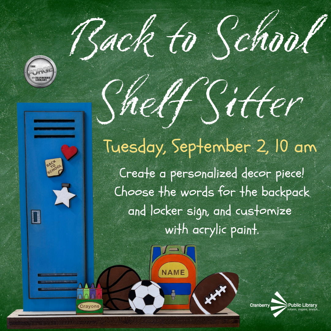 Back to School Shelf Sitter