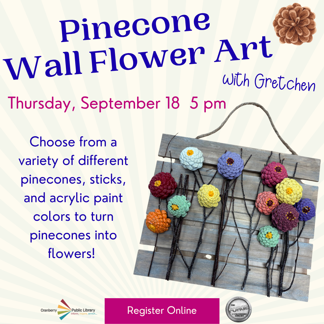 Pinecone Wall Flower flyer