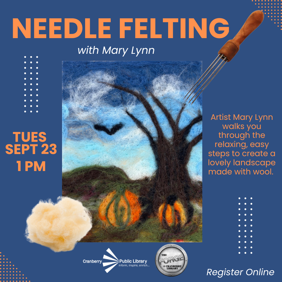 Needle Felting flyer