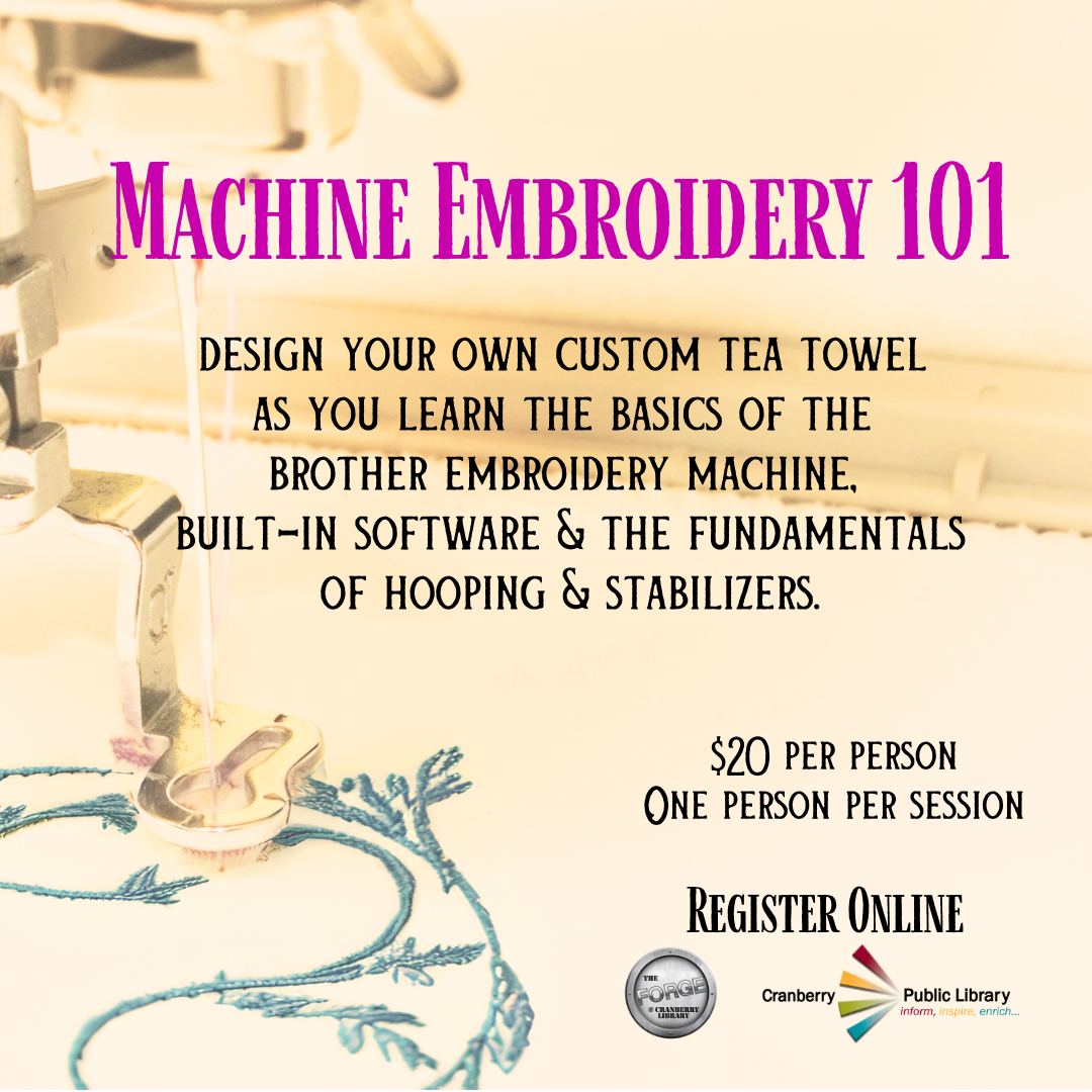 Machine Embroidery flyer