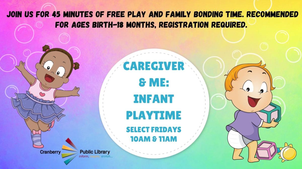 Caregiver and Me Infant Playtime